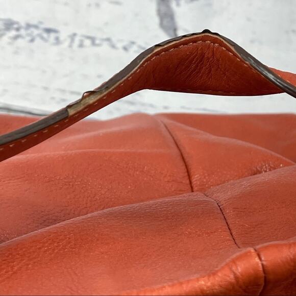 Coach hobo orange Madison Isabelle Leather shoulder - Picture 6 of 16